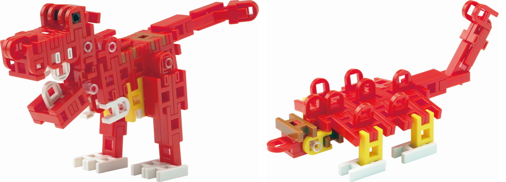 レゴジャンボブロック　2×4赤色２個セット